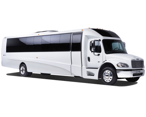 freightliner executive shuttle bus transparent